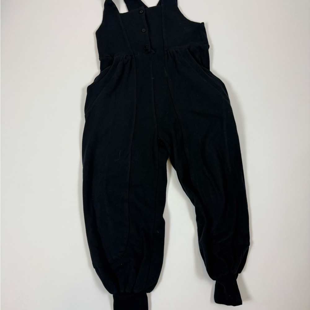 Little Miss Matched Kids Black Jumpsuit